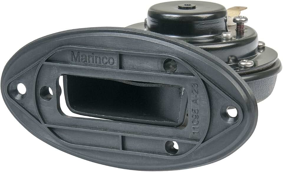 Marinco 12V Drop-In Hidden Boat Horn, 105 dB