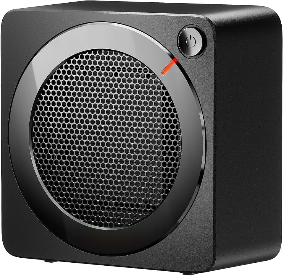 Gaiatop Mini Space Heater, 500W Fast Heating Portable Desk Electric Heater