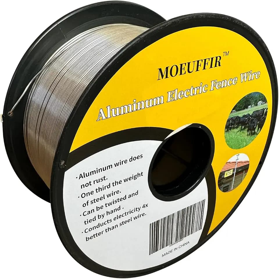 1640 ft(500m) 16 Gauge (1.6mm) Aluminum Wire for Electric Fencing (1640 ft 16 Gauge (1.6mm))