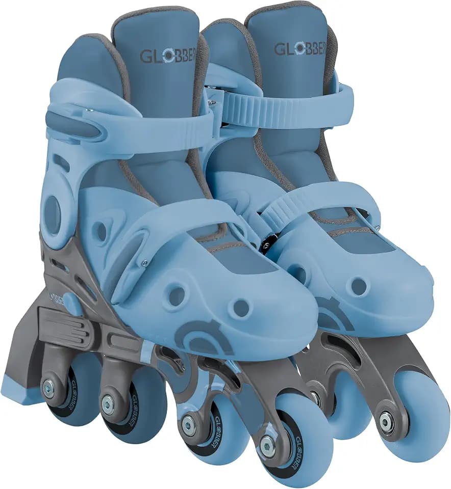 GLOBBER Learning Skates 2in1, Inline- und Quad-Skates Kinder, verstellbar, ABEC 9,