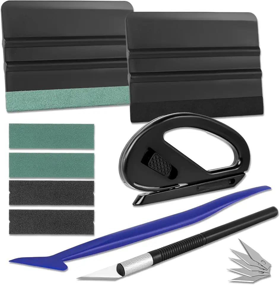 Amzdepot Window Tint Kit, Professional Car Wrap Kit
