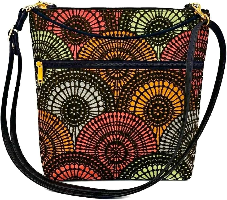 Danny K. Women's Tapestry Bag Crossbody Handbag, Maggie Purse Handmade in the USA