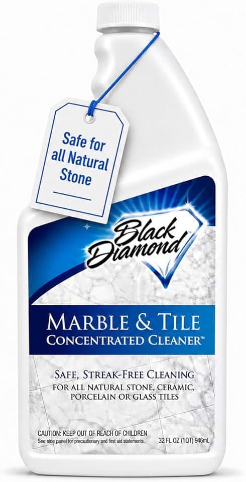 Black Diamond Stoneworks Marble & Tile Floor Cleaner Concentrate, 1 Quart