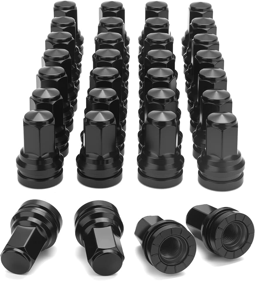 M14x1.5 OEM Lug Nuts with Flat Washer for Ford F250 F350 Super Duty