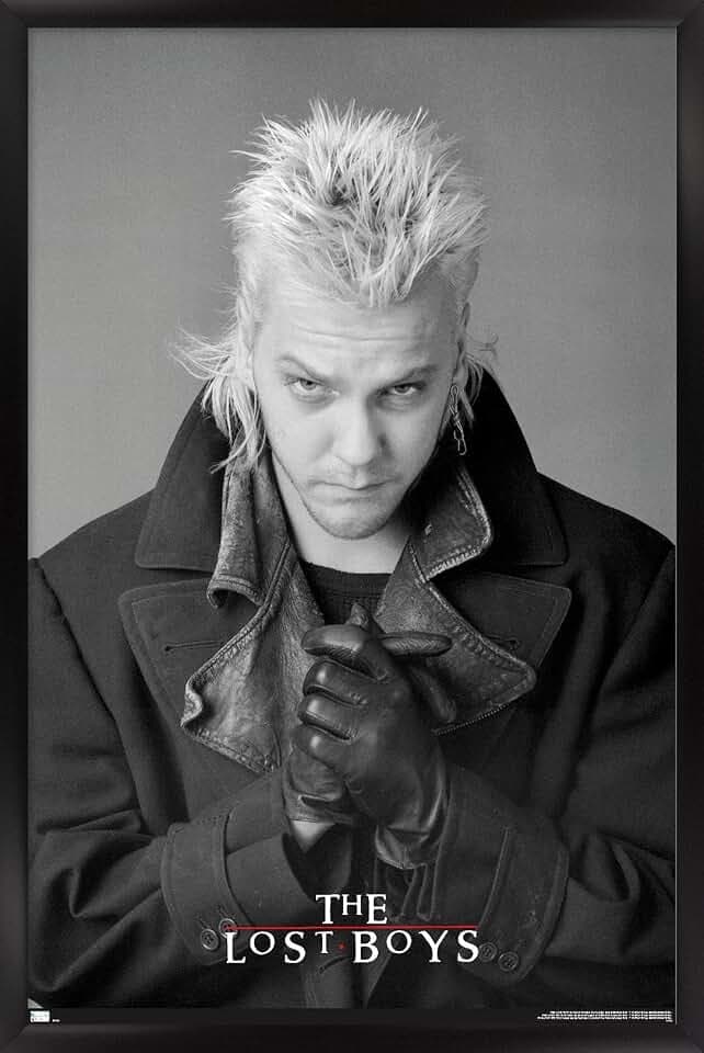 Trends International The Lost Boys - David Wall Poster, 22.4L x 14.7W, Black Framed Version