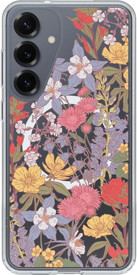 OtterBox Samsung Galaxy S25+ Symmetry Series Clear Magnet Case - Wildflower