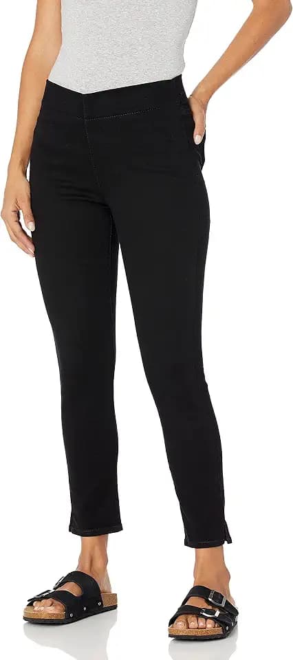 NYDJ Women's Petite Skinny Ankle Pull-on Jeans