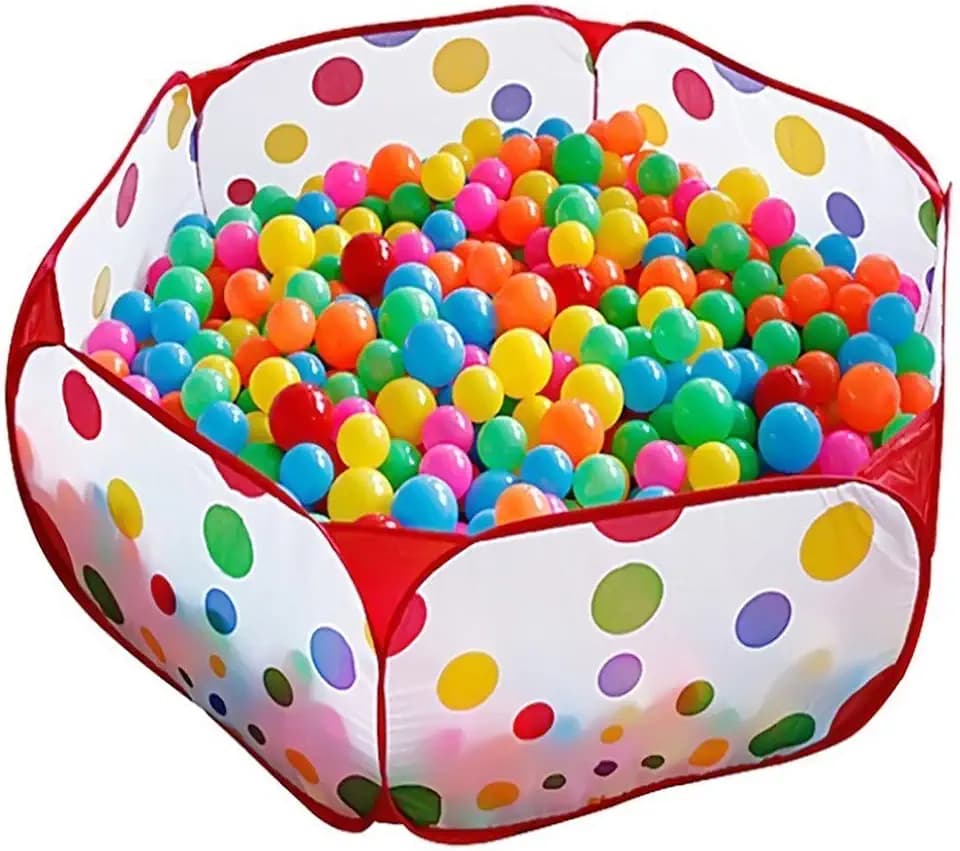 KUUQA Bällebad Bällepool mit Aufbewahrungstasche für Kinder, Haustiere 100CM (Bälle Nicht im Lieferumfang enthalten)