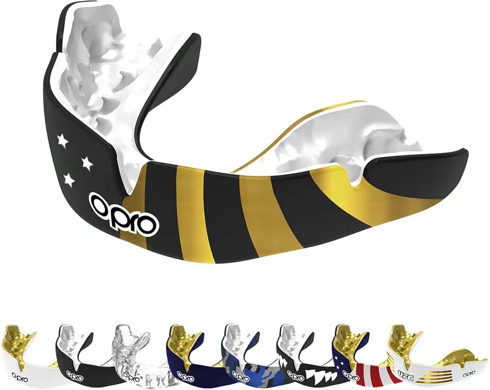 OPRO Instant Custom Fit Moldable Mouth Guard, Dentist Level (USA Gold)