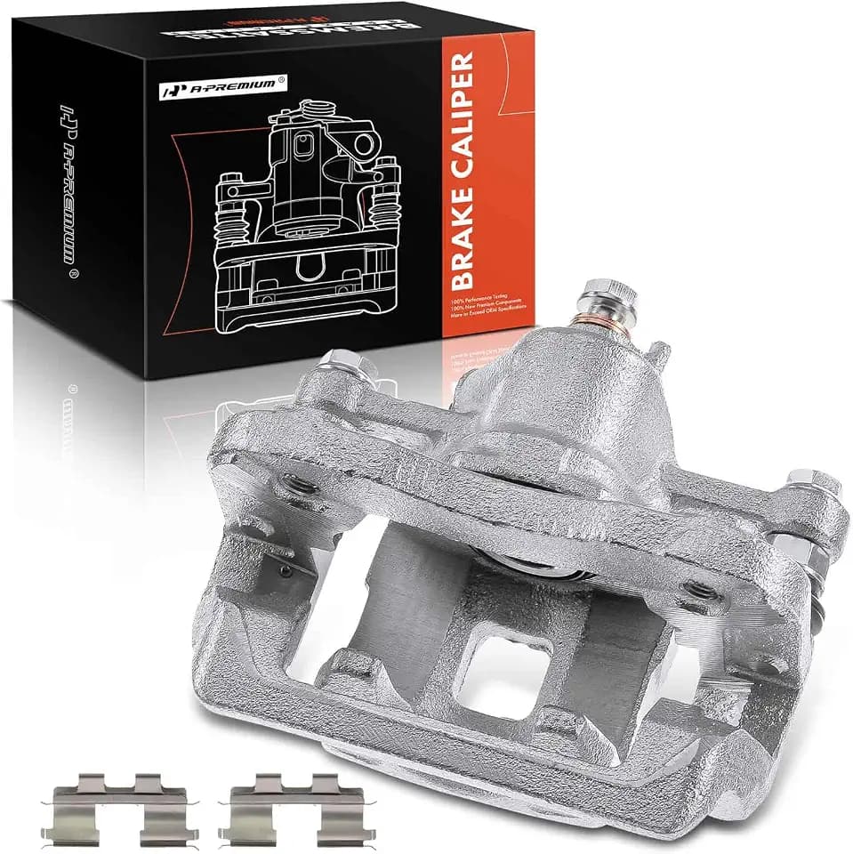 A-Premium Rear Right Passenger Side Disc Brake Caliper with Bracket