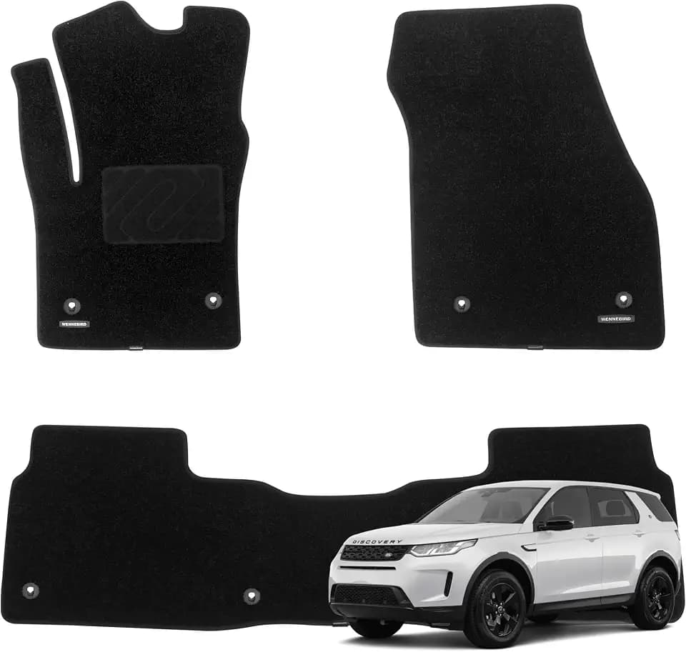 WENNEBIRD Carpet Floor Mats for Land Rover Discovery Sport 2020-2026, 3Pc