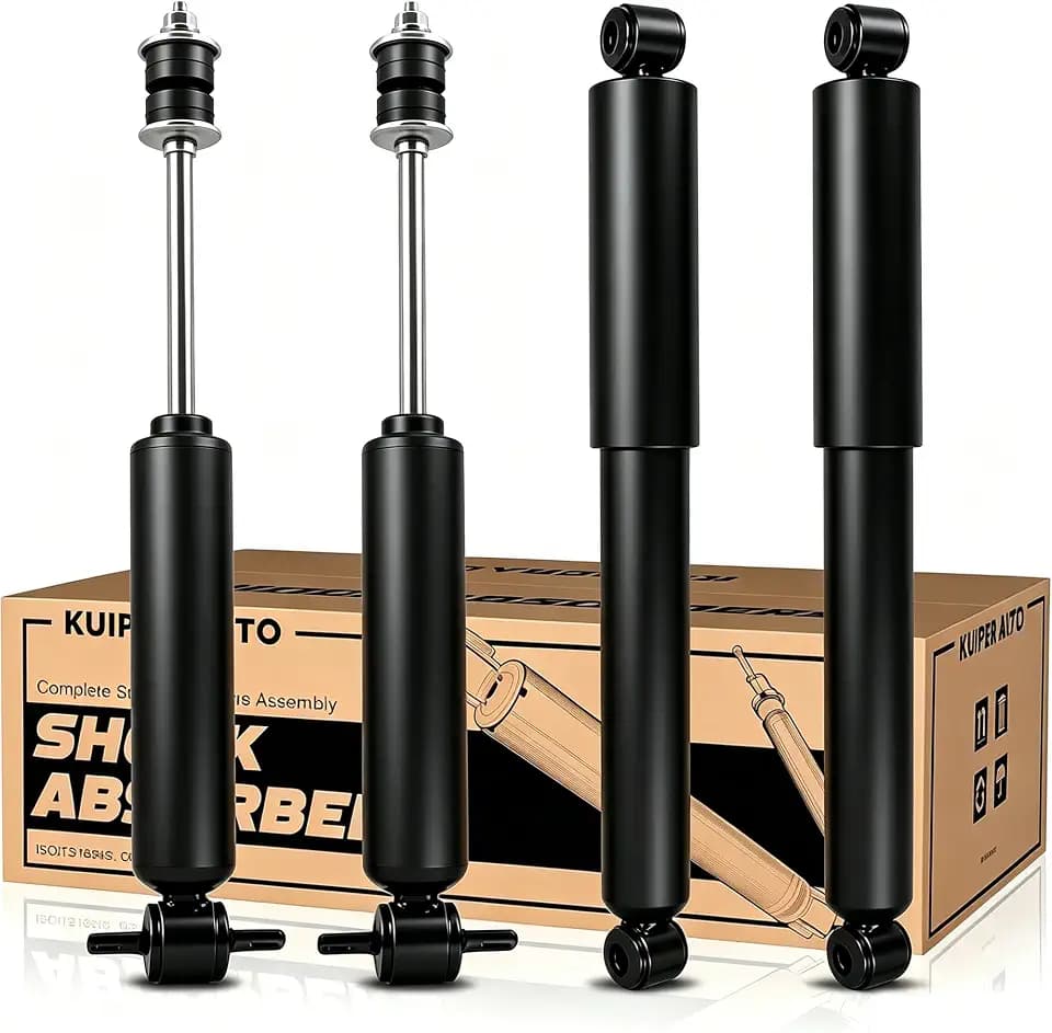 KUIPERAUTO Front and Rear Complete Shock Absorbers Struts Assembly Set 344055 343209 Compatible for 1995-2004 Toyota Tacoma RWD Shocks strut Assemblies Replacement 4PCS
