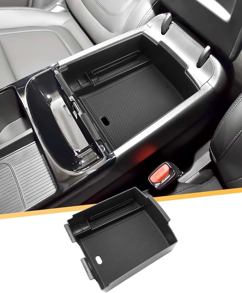 LFOTPP Kompatibel mit Hyundαi Tucson NX4 Facelift 2025 2026 (Elektronische) Mittelkonsole Aufbewahrungsbox, Armlehne Organizer Tray Handschuhfach Für Tucson NX4 2025 Zubehör (Schwarz)