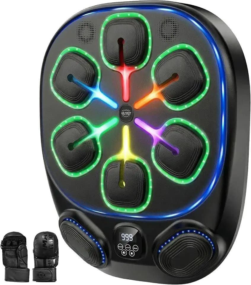 Music Boxing Machine for Adults, Wall Mounted Boxing Trainer with Bluetooth