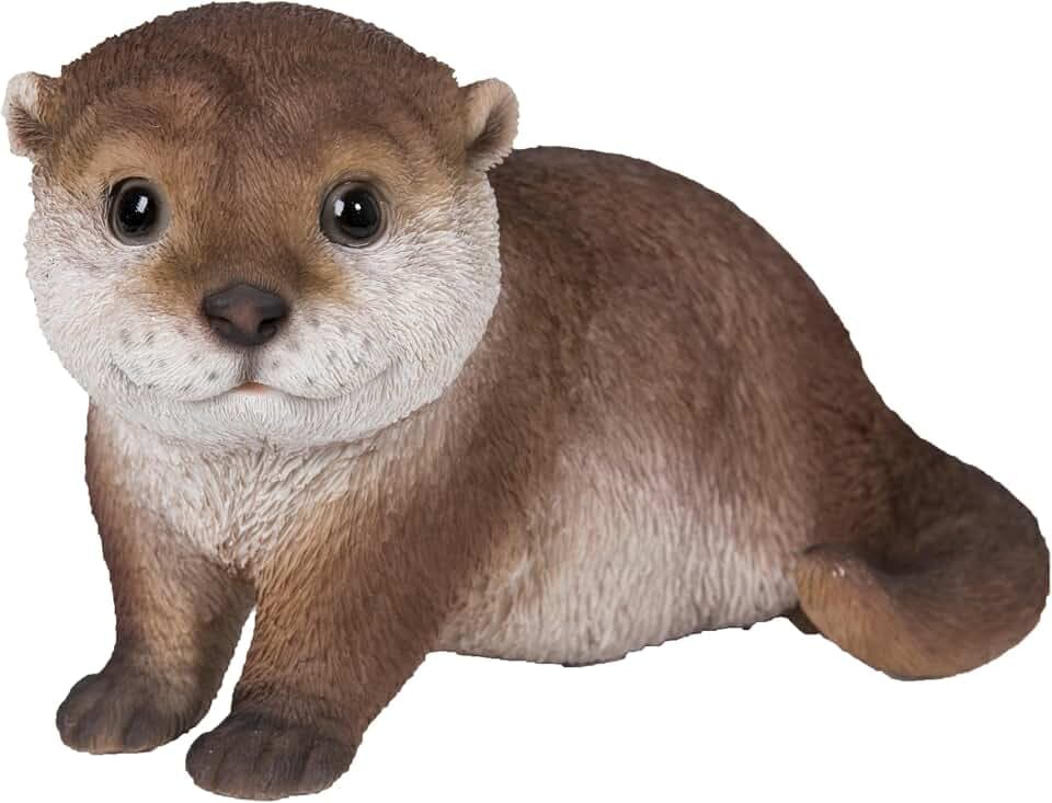 HI-LINE Otter Leaning Forward Statue