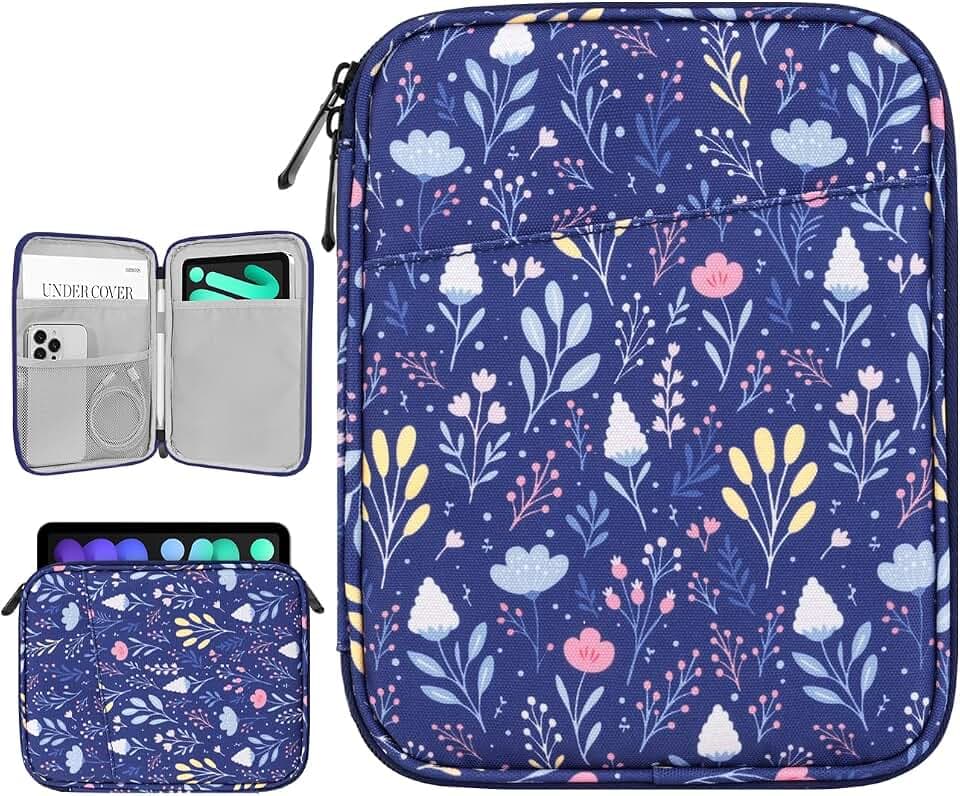 Dadanism 8-9 Inch Tablet Sleeve Bag Carrying Case, Night Blue