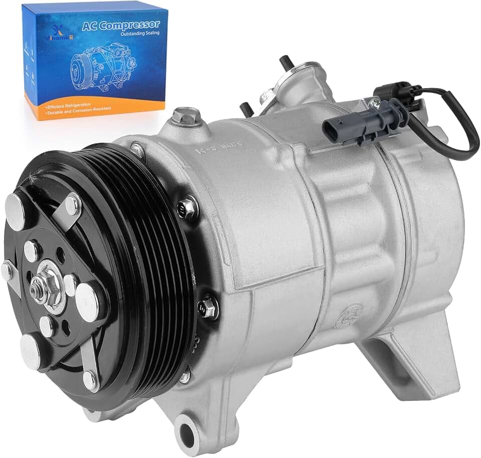 CO-22224C AC Air Conditioner Compressor with Clutch Fit for Buick LaCrosse 3.6L 2012,Cadillac SRX 2012-2016, AC Compressor Replace 19352553 19354656 19419921