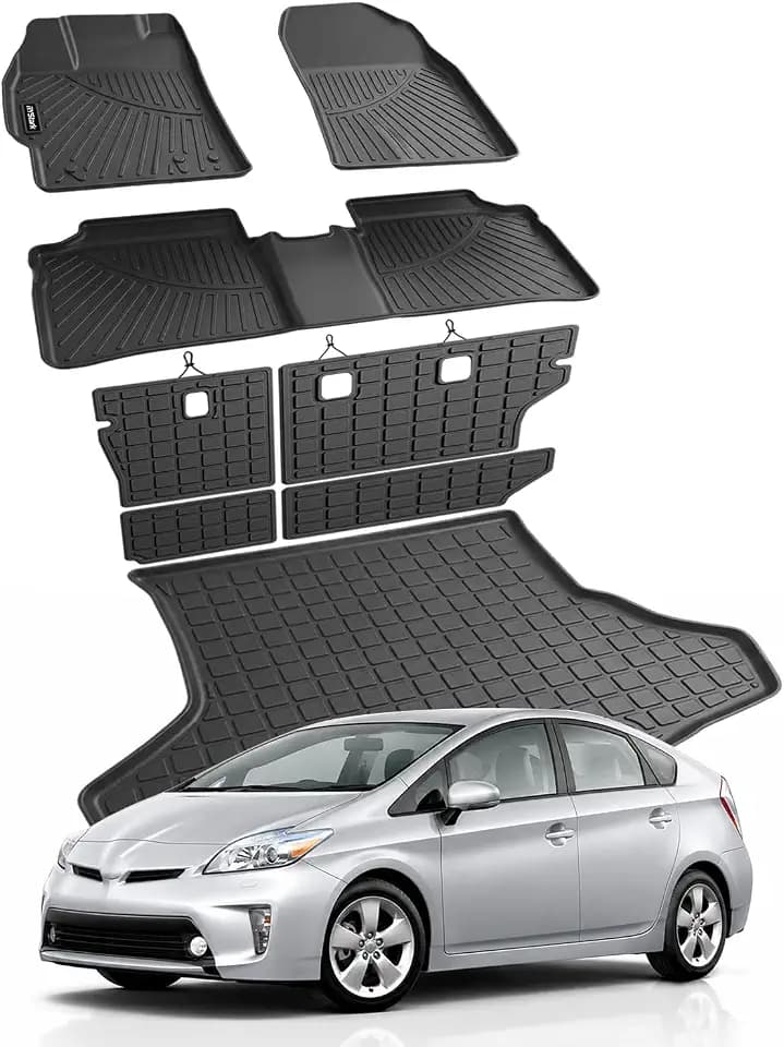 Floor Mats for Toyota Prius 2010-2015(Not fit Plug in, V or C)