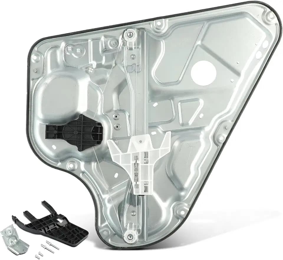 A-Premium Rear Driver Side Power Window Regulator with Motor (2-Pin)
