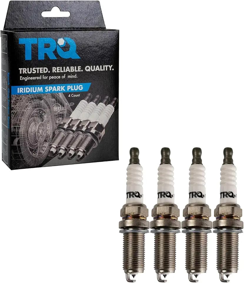 TRQ Iridium Spark Plugs Engine Tune Up Ignition Kit 4 Piece Set