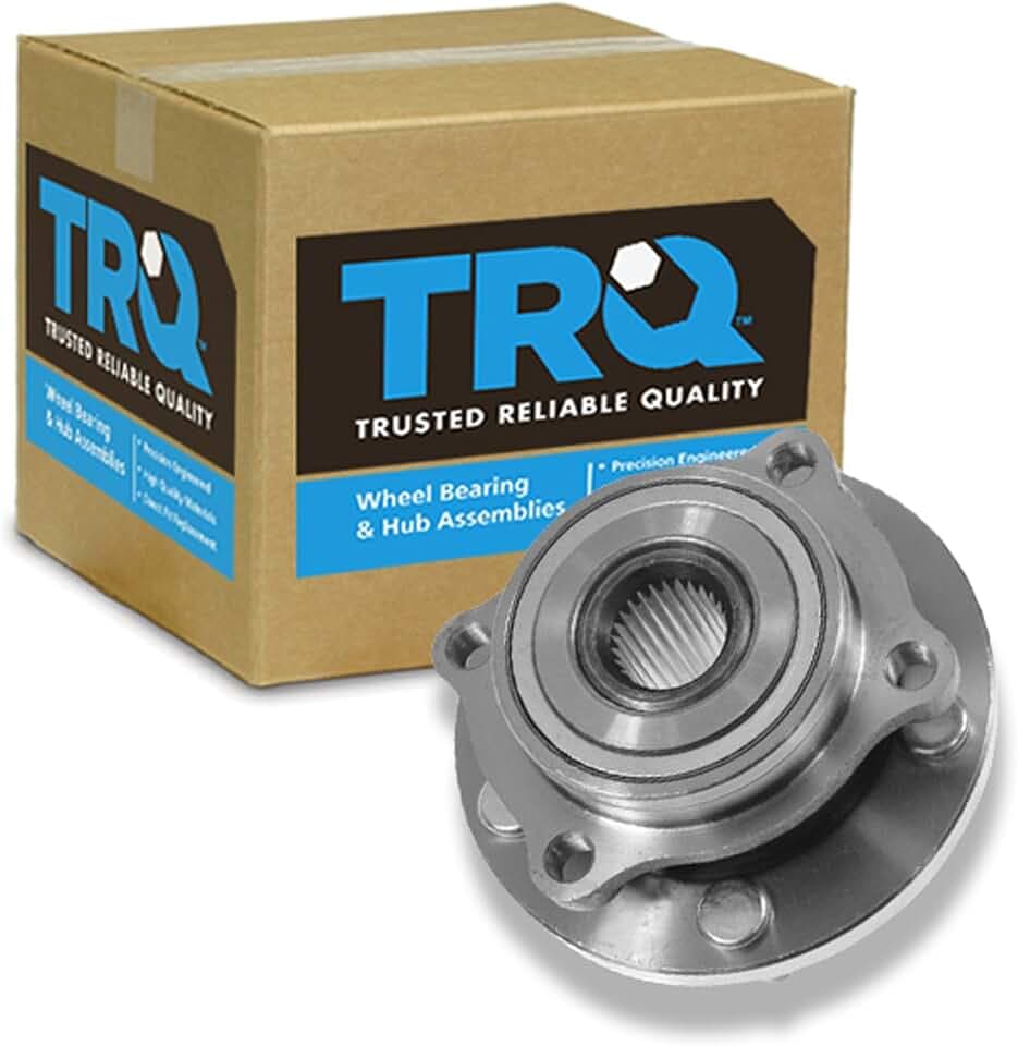 TRQ Front Wheel Bearing & Hub Assembly with ABS Sensor