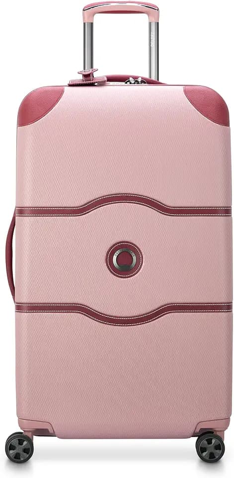DELSEY PARIS Chatelet Air 2.0, 26 Inch Checked-Trunk Luggage, Pink