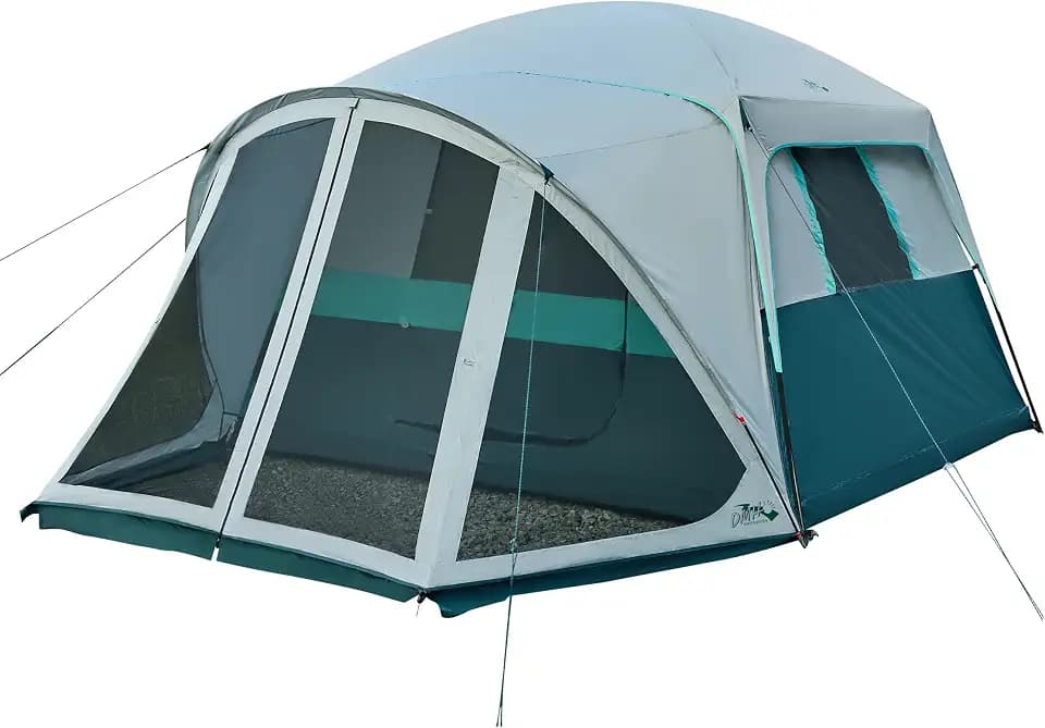 DMH OUTDOORS 6/8/10 Person Tents for Camping Cabin Tent with Screen Porch