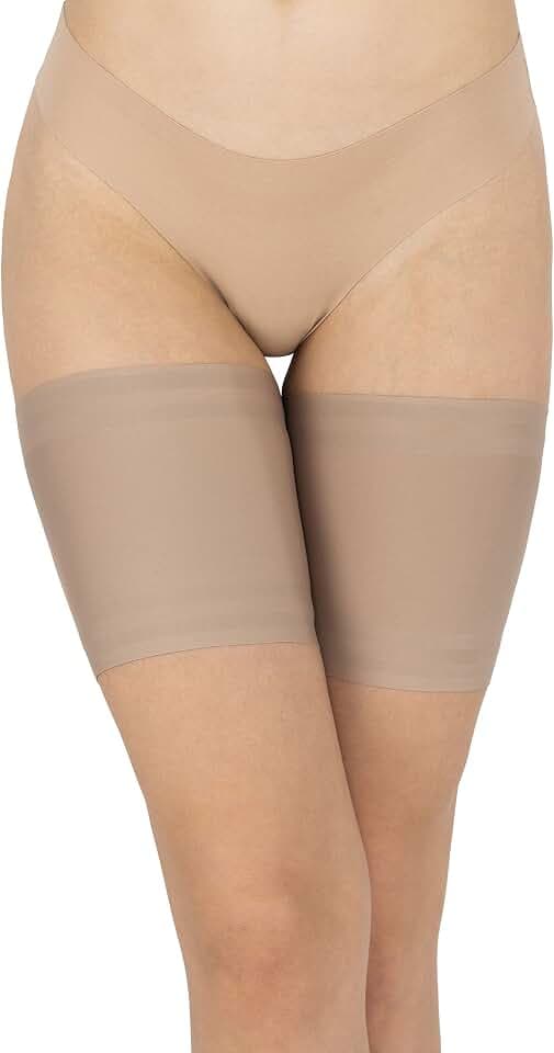 LORES Anti-Scheuer-Oberschenkelbänder für Damen verhindern das Reiben der Oberschenkel aus Satin