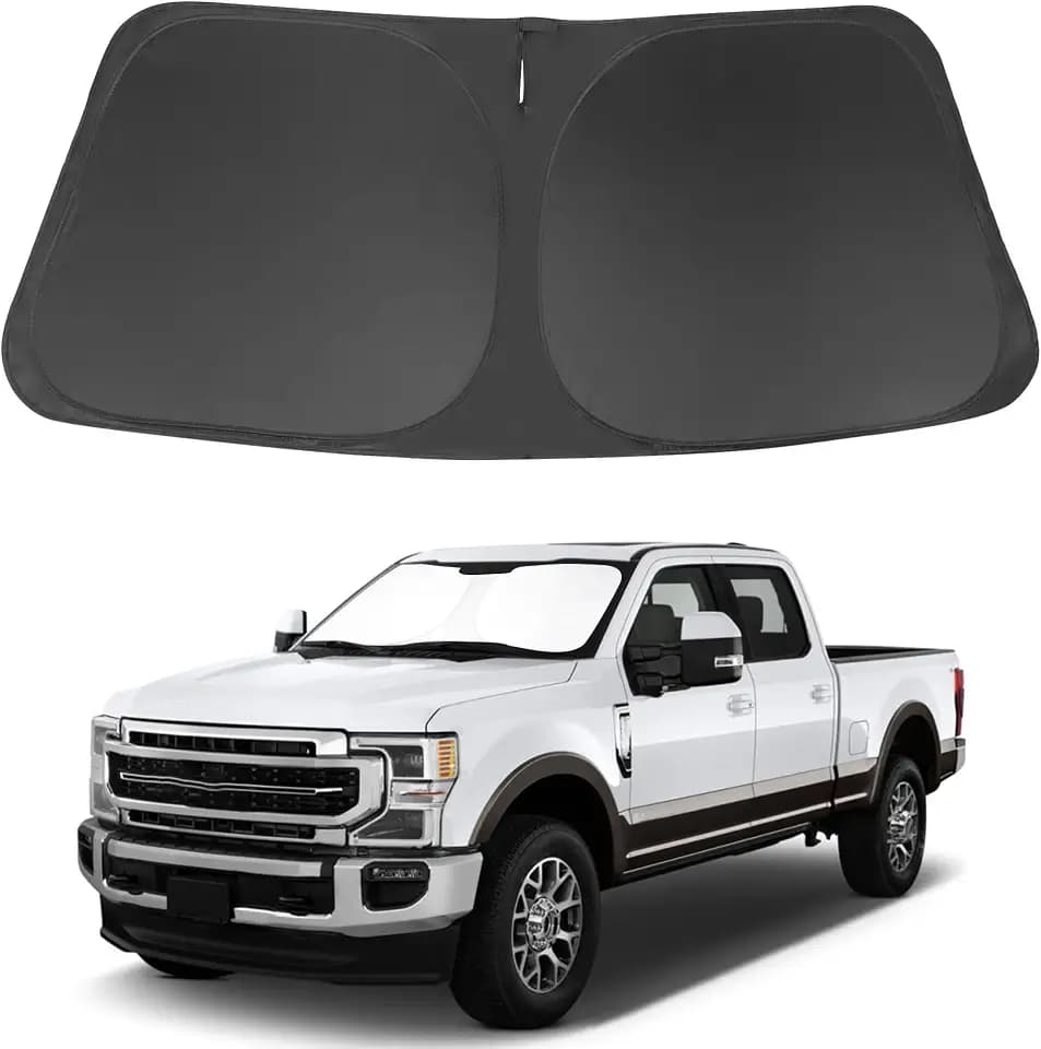 Windshield Sun Shade for 2017-2026 Ford F250 F350 F450 F550