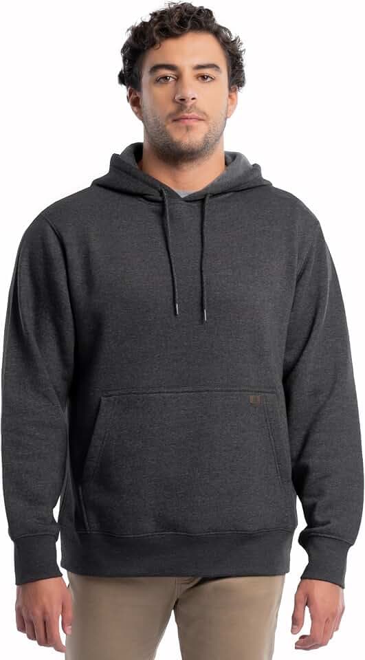 Wrangler Men's Pullover Hooded Sweatshirt With Front Pouch Pocket