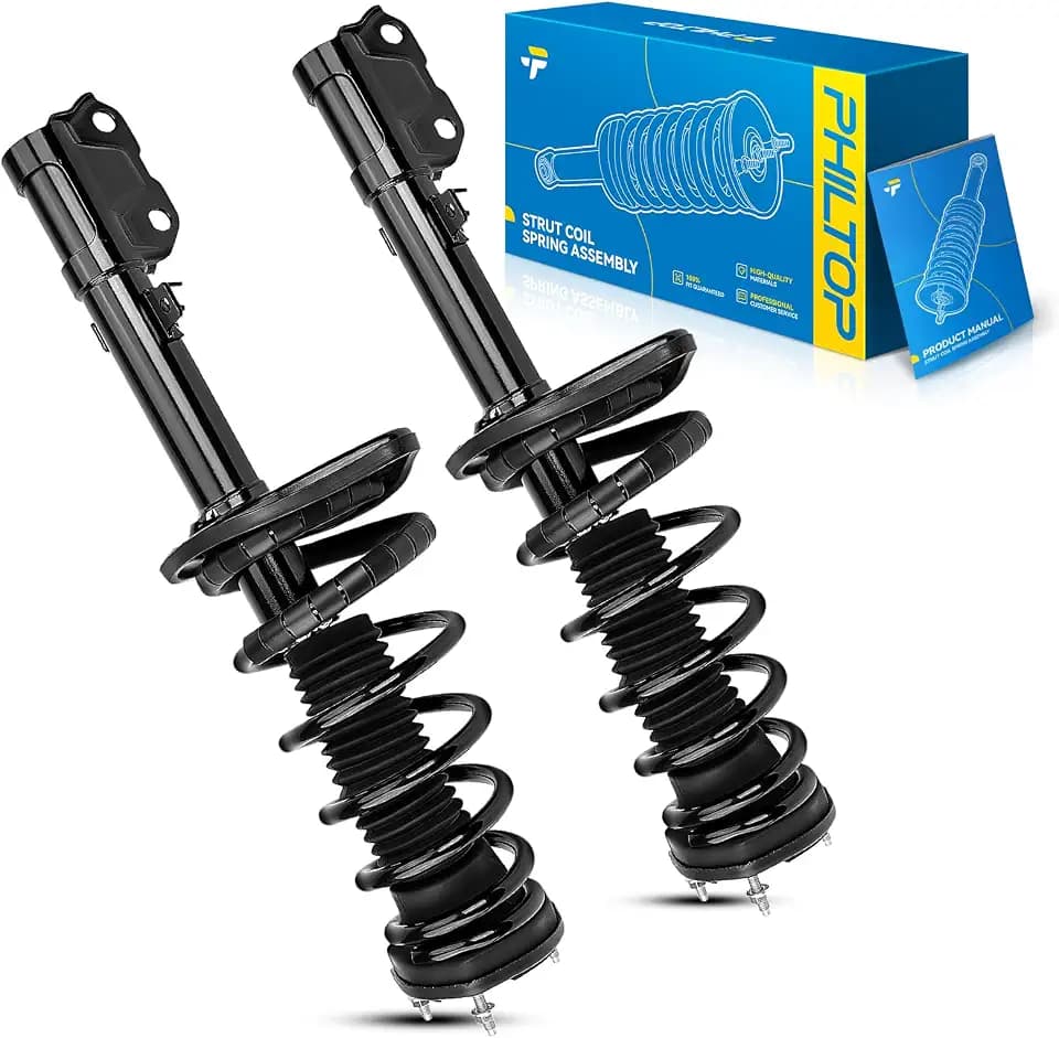 PHILTOP Set of 2 Rear Quick Strut Assembly for 2012-2017 Camry 2.5L/3.5L