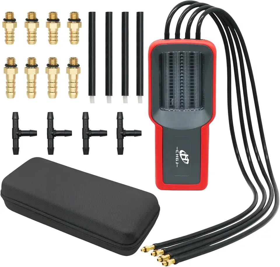 4-Cylinder Carburetor Synchronizer, Motorcycle Carb Balancer Gauge