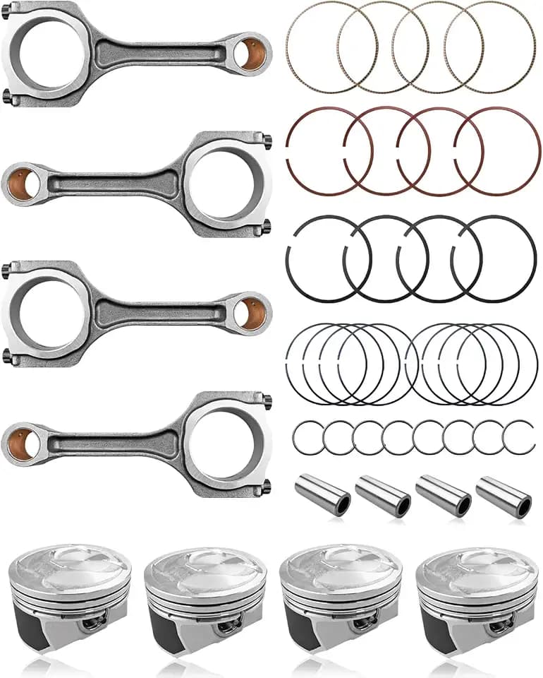 Piston Kit with Connecting Rod Set Fit for Kia Optima Sorento Sportage