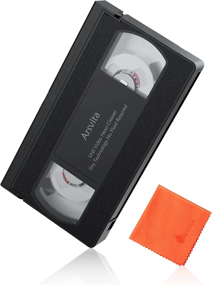 Arsvita VCR Head Cleaner for VHS VCR Players, Dry Type