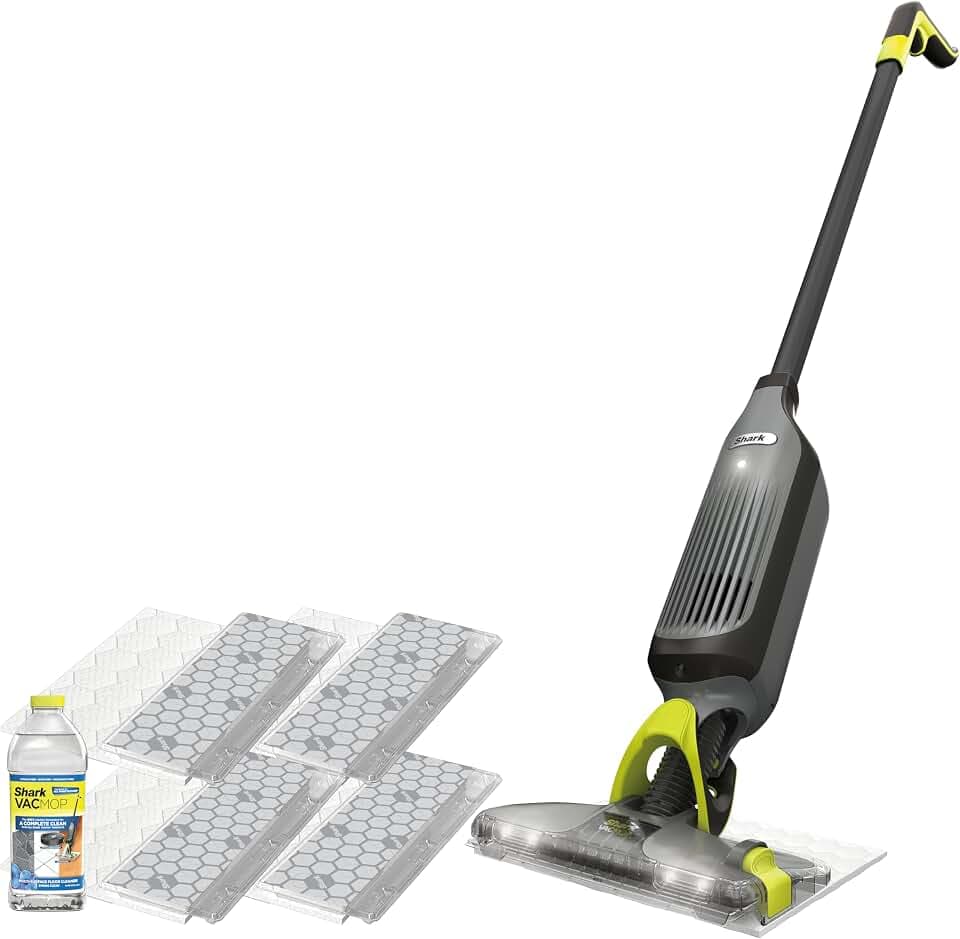 Shark VACMOP Cordless Vacuum & Spray Mop, Gray, VM252