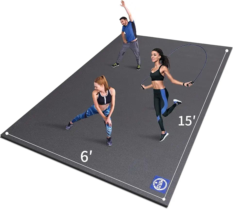 MRO Extra Large Exercise Mat 15'x6'/12'x6'/9'x6'(7mm)