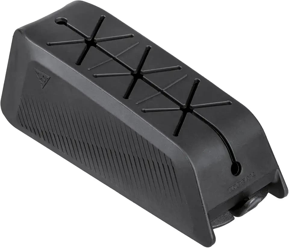 Topeak FastFuel Tri-Station Oberrohrtasche – Quick-Release Triathlon-Tasche mit Gelhalter & Cutter, ideal für Rennrad & Gravelbike, Schwarz