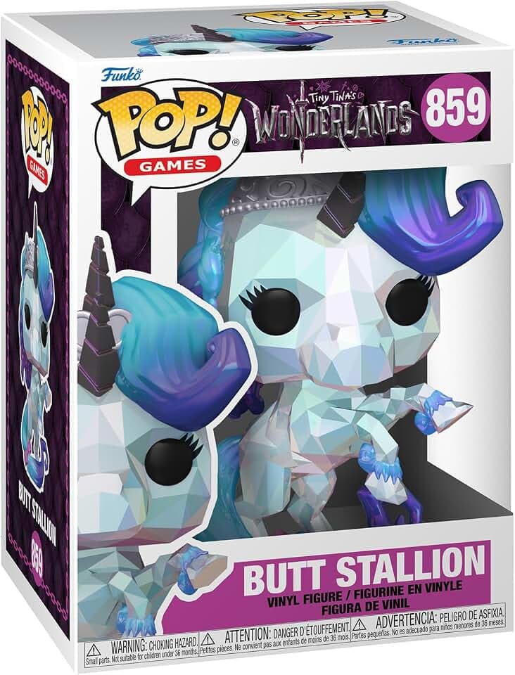 Funko POP! Games: Butt Stallion - Tiny Tina's Wonderland - Vinyl-Sammelfigur - Geschenkidee - Offizielle Handelswaren - Spielzeug Für Kinder Und Erwachsene - Games Fans - Modellfigur Für Sammler