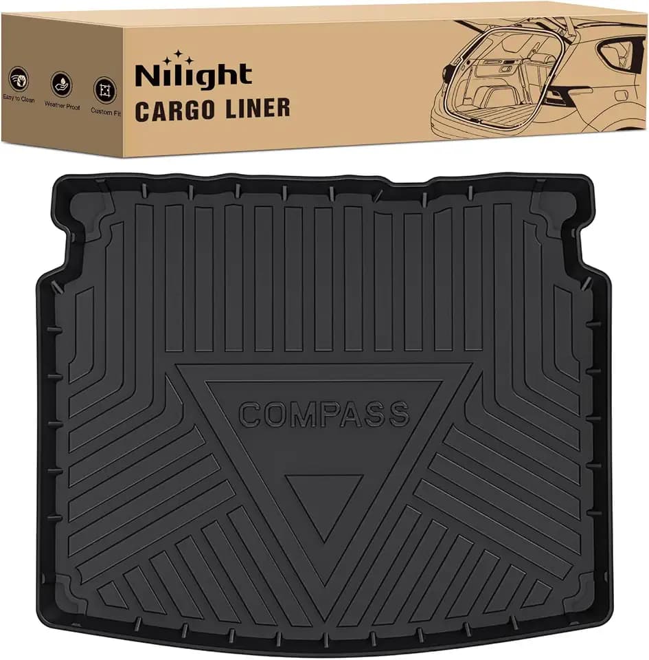 Nilight Cargo Mats for Jeep Compass 2017-2025