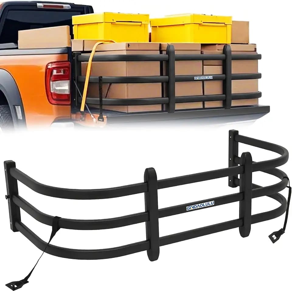 Adjustable Aluminum Truck Bed Extender 53"-62" for F150 Ram Silverado
