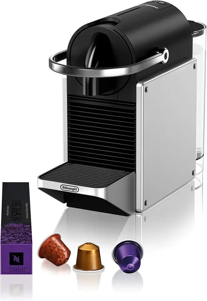 NESPRESSO DE’LONGHI Pixie Silber Original Kapselmaschine EN127.S