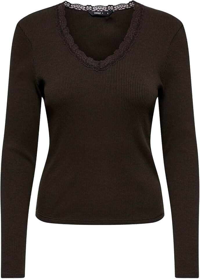 ONLY Damen Onlsara Sharai L/S V-Neck Top JRS Onlsara Sharai L/S V-Neck Top JRS (1er Pack)