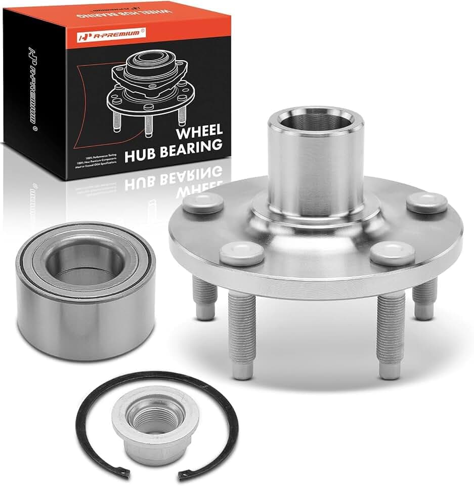 A-Premium Front Wheel Bearing and Wheel Hub Kit with 5-Lug