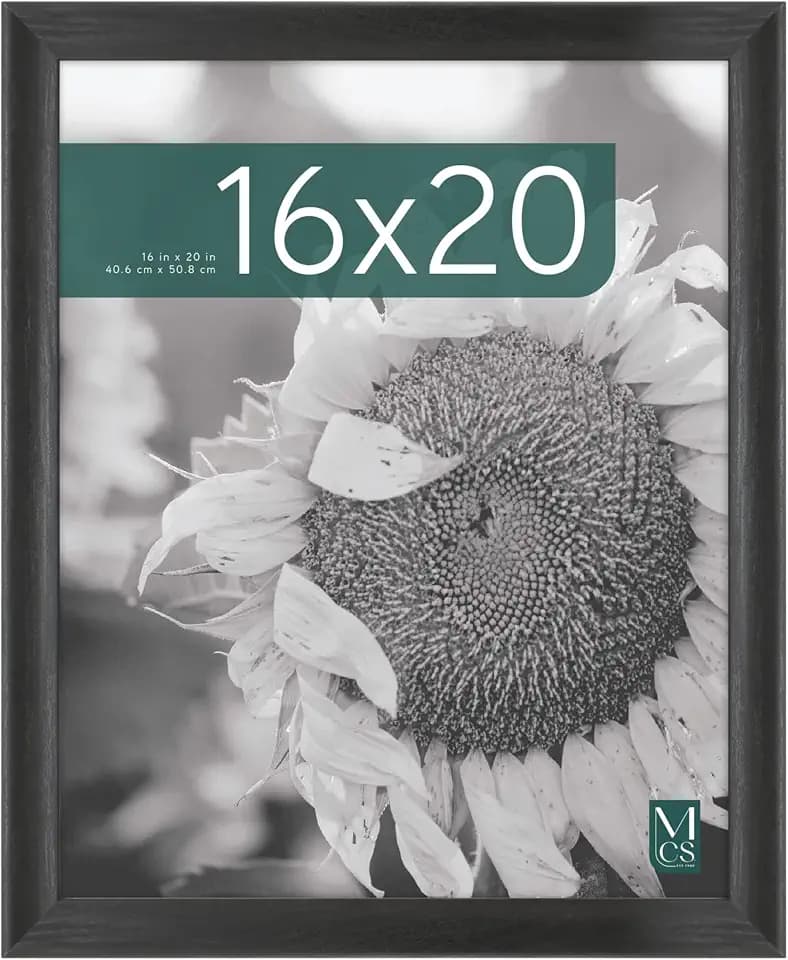 MCS Studio Gallery Classic Poster Frame, 16x20, Black Woodgrain