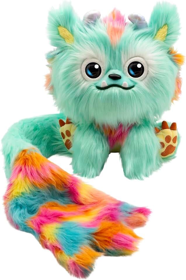 Furlings Finley | Kuscheltier Plüsch-Drache| Interaktives Spielzeug für Kinder mit Mehr als 80 Realistischen Reaktionen | Kuscheltier | Spielzeug ab 3 Jahre, Geburtstags, Teal