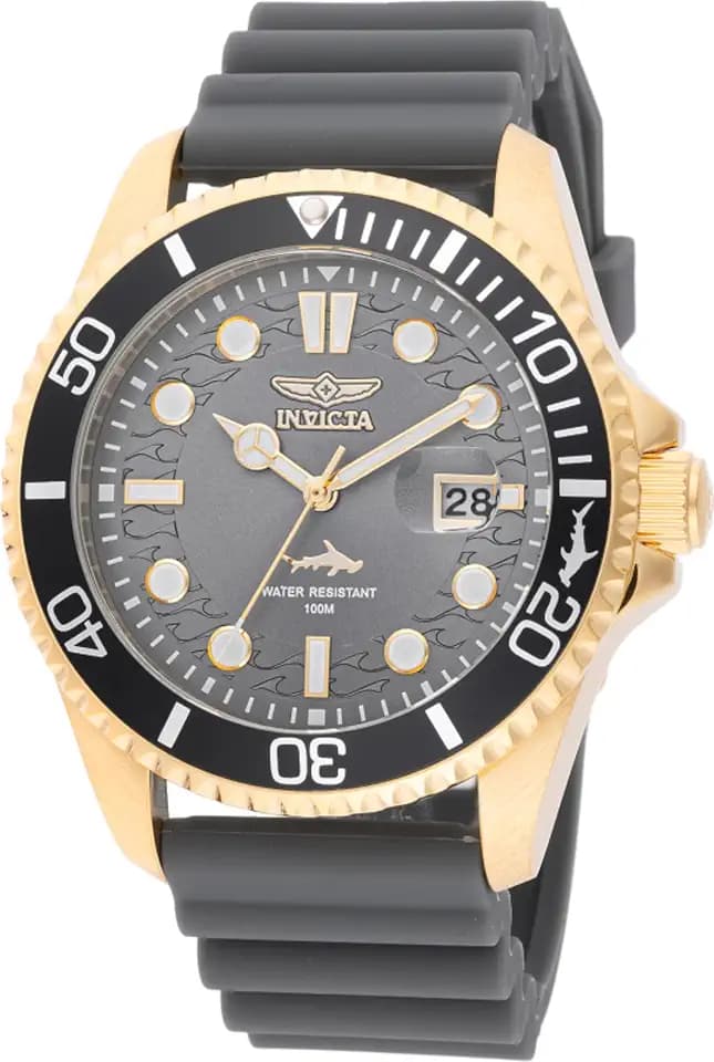 Invicta Pro Diver Men 43mm Stainless Steel Steel Black dial