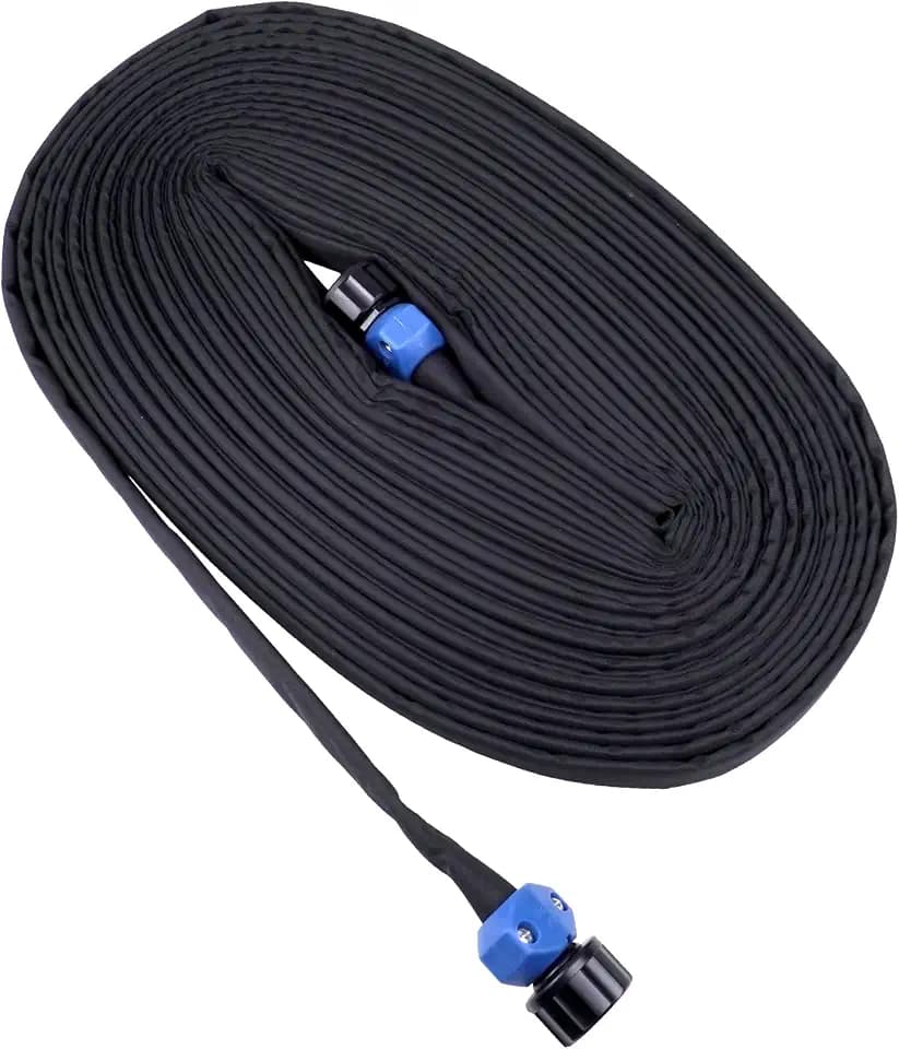 Heavy Duty Soaker Hose 75 FT Dripping Water Hose Saves 70% Water Consistent Drip Throughout Hose Lightweight Garden Hose Perfect for Garden Flowers Beds