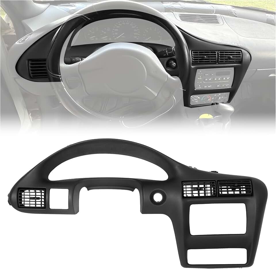 ECOTRIC Dash Panel Dashboard Replacement Compatible with 2000-2005 Cavalier
