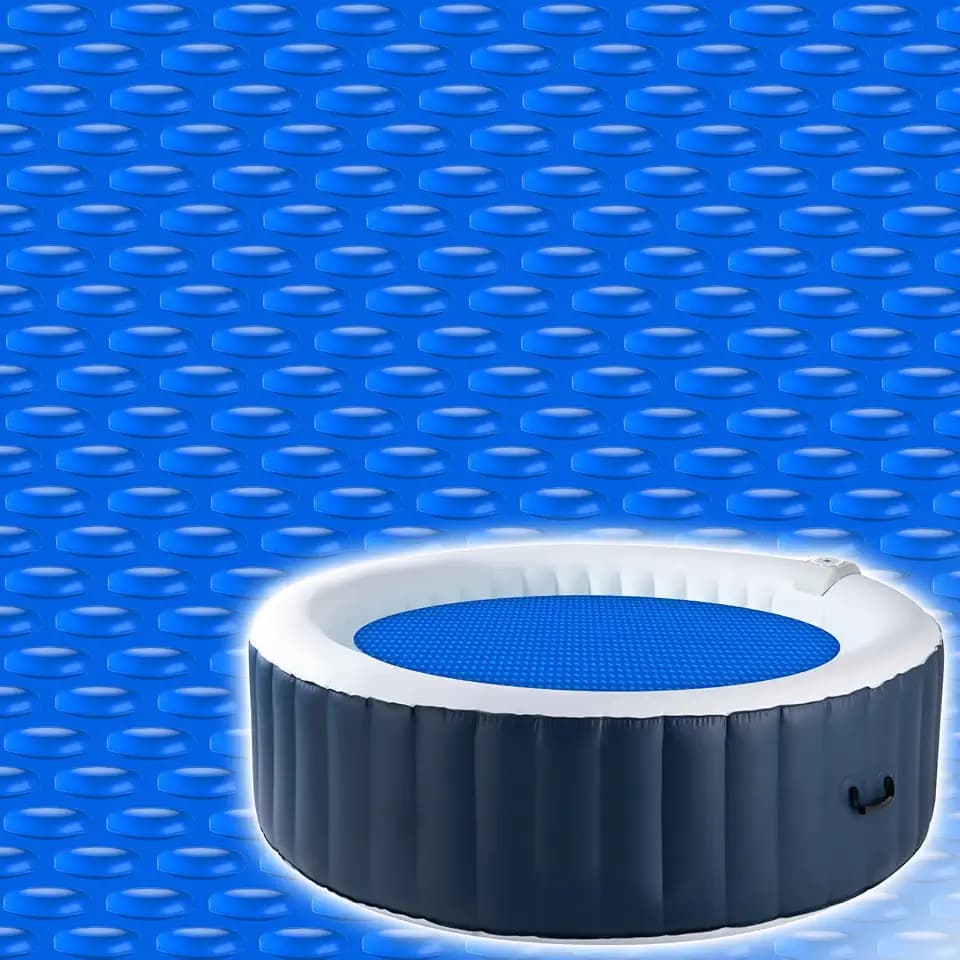 Solar Bubble Hot Tub Spa Cover 16 Mil Insulation - 5.4FT Round