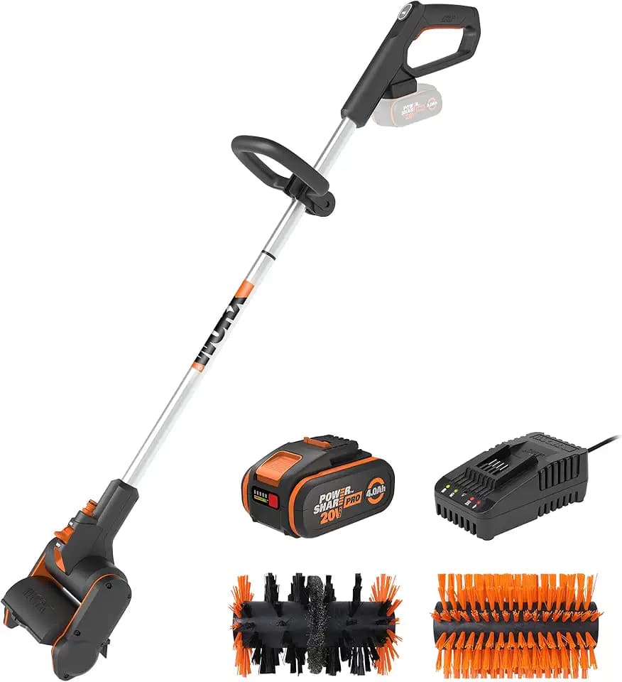 WORX WG441E Akku-Multi-Bürste 20V, inkl. 4Ah Akku & Schnellladegerät